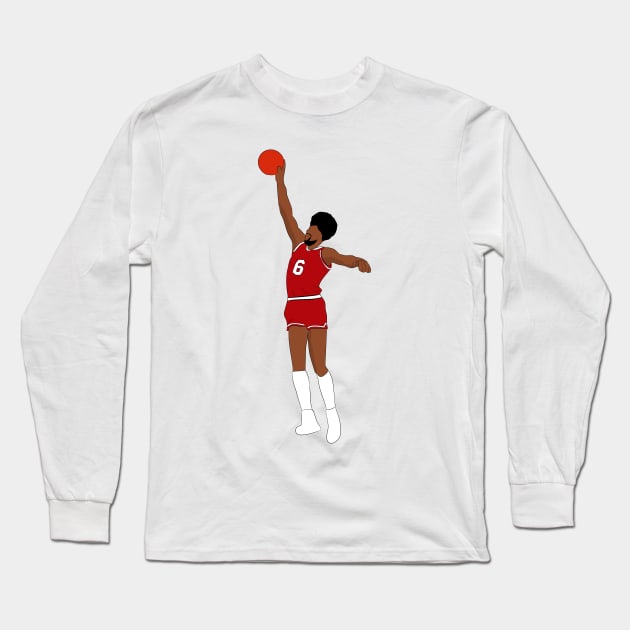 Dr. J Long Sleeve T-Shirt by SickSticksCo